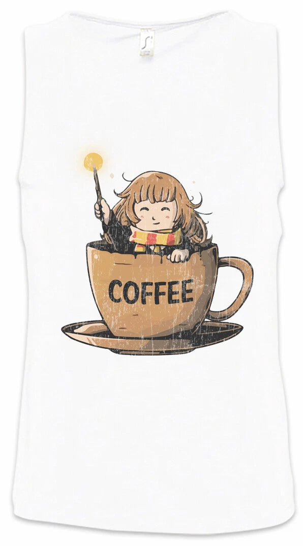 Cup Of Coffee Mens Tank Top Hermione Harry Fun Caffeine Grünger Potter Nerd