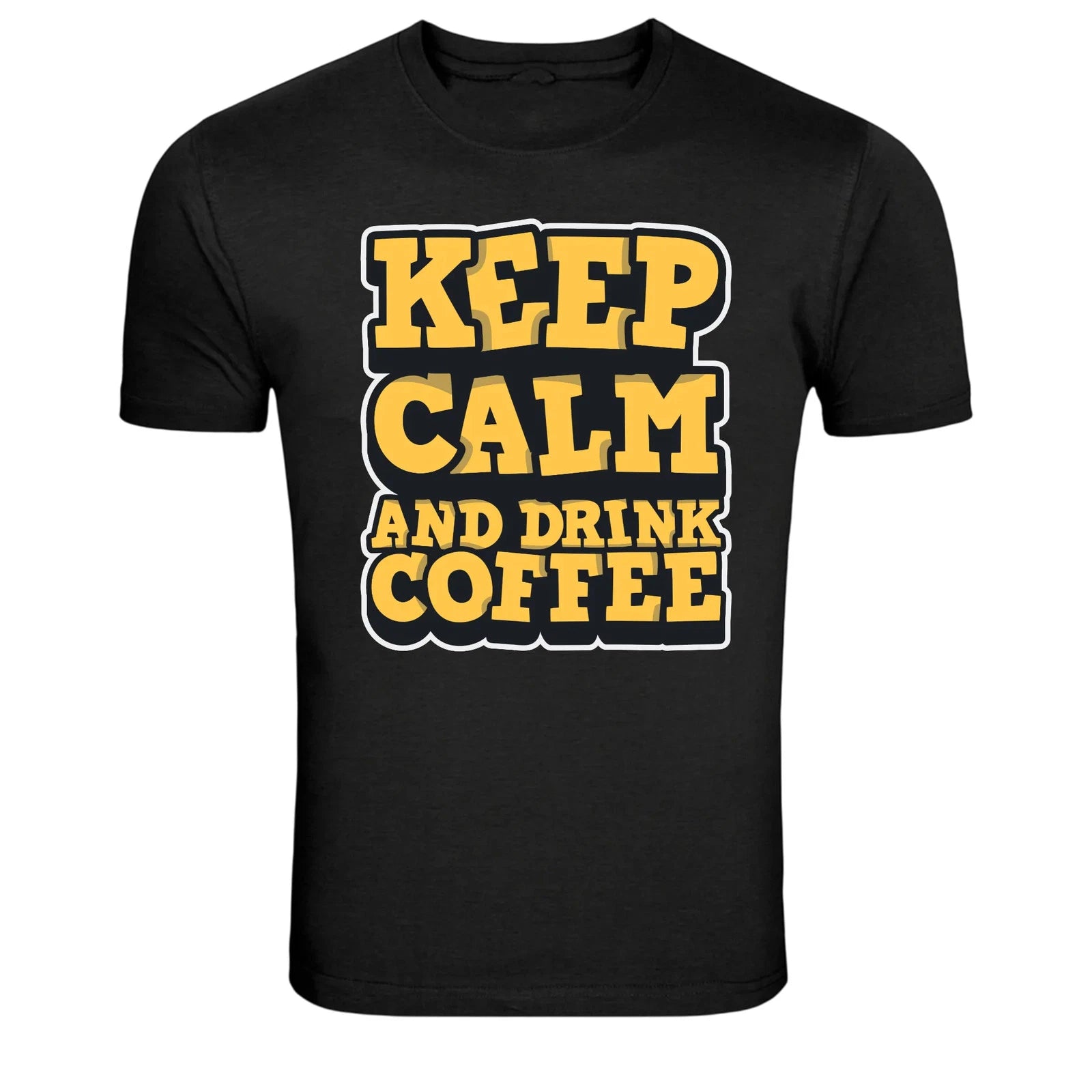 Keep Calm And Drink Coffee Funny Coffee Lover T-Shirt