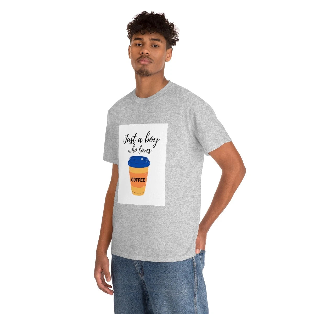 Just a Boy who likes a Coffee T shirt