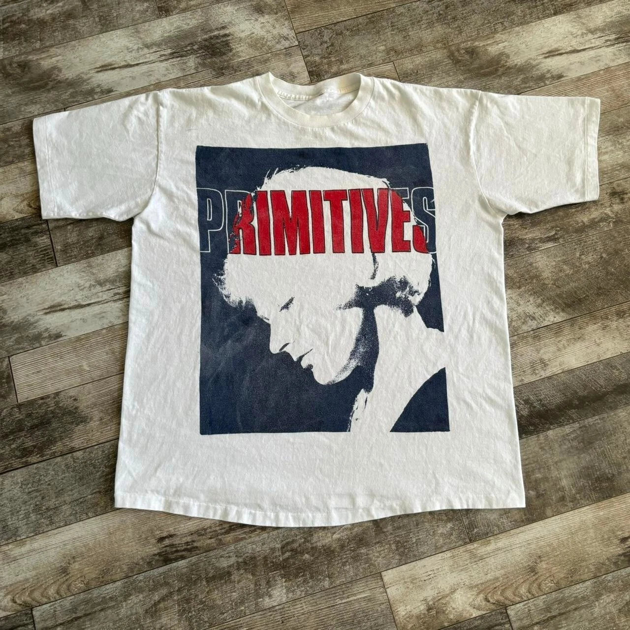 RARE Vintage Primitives Lovely Lazy Recordings Band Graphic Tee Shirt Size XL