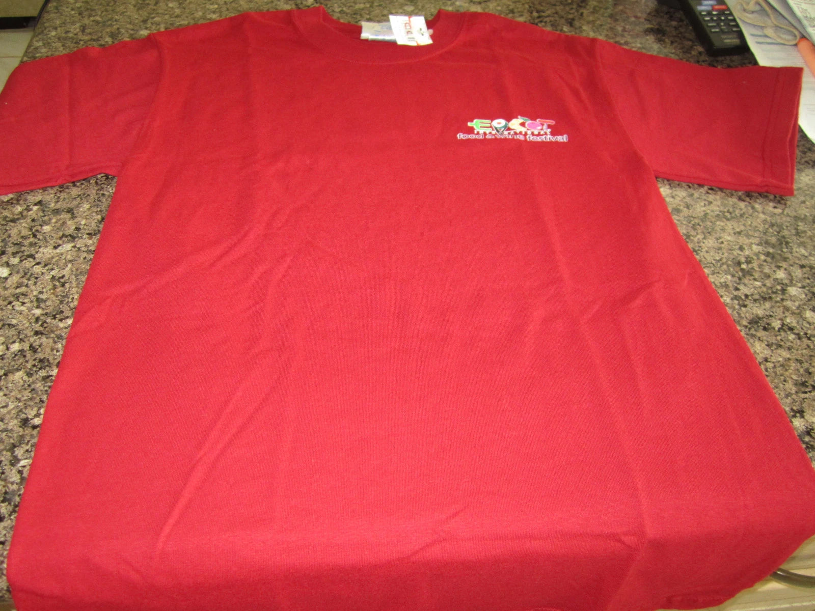 Disney Epcot Food & Wine Festival T-Shirt - Red - Small