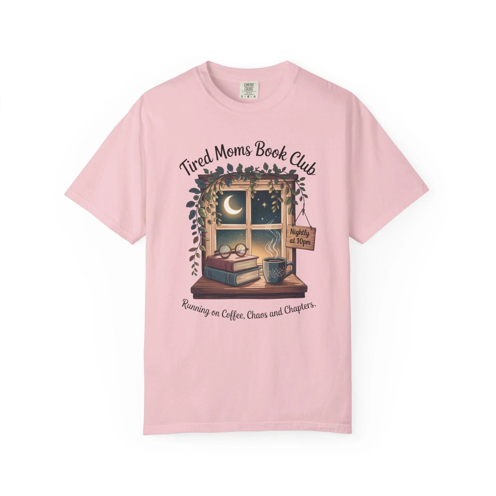 Coffee and Books Unisex T-shirt, Gift for Mom, Book Lover Tee, Gardening Shirt,