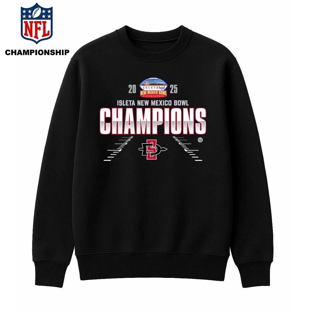 San Diego State Aztecs 2025 Isleta New Mexico Bowl Champions Shirt