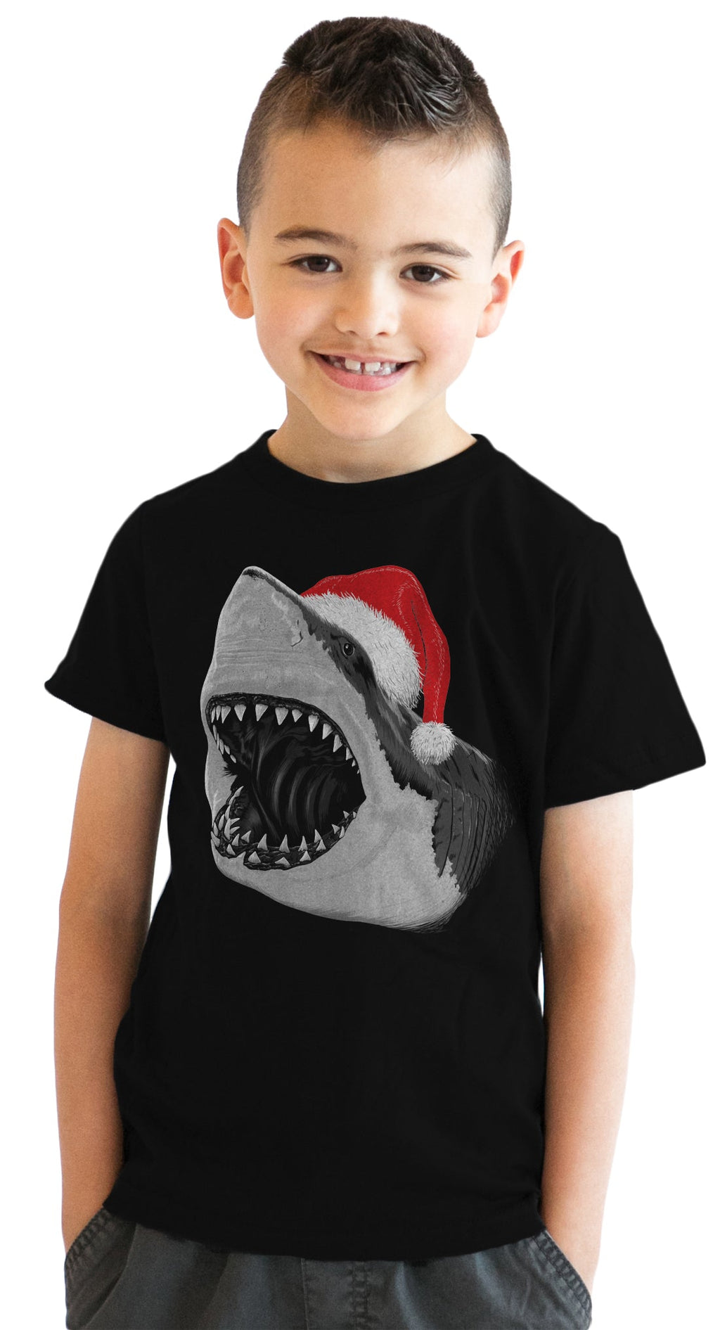 Santa Jaws Youth T Shirt