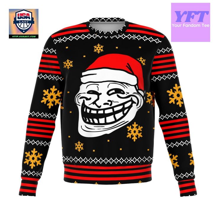 Santa Troll Meme Meme Design 3d Ugly Christmas Sweater