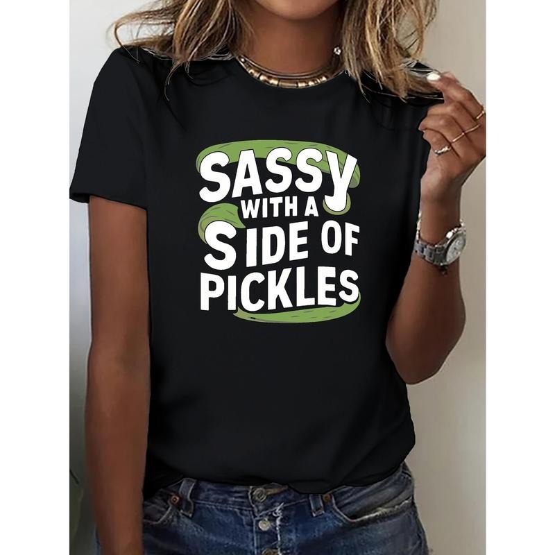 sassy pickles pure casual women's Tshirt comfort fit Hoodie, Sweatshirt | UrbanDripWear.com