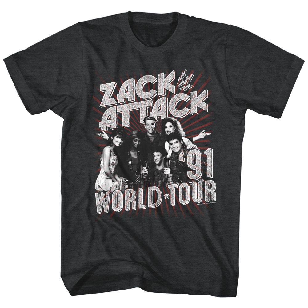 Saved By The Bell Zack Attack World Tour T-Shirt