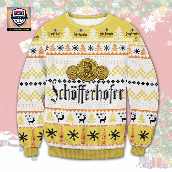 Schofferhofer Beer Ugly Christmas Sweater