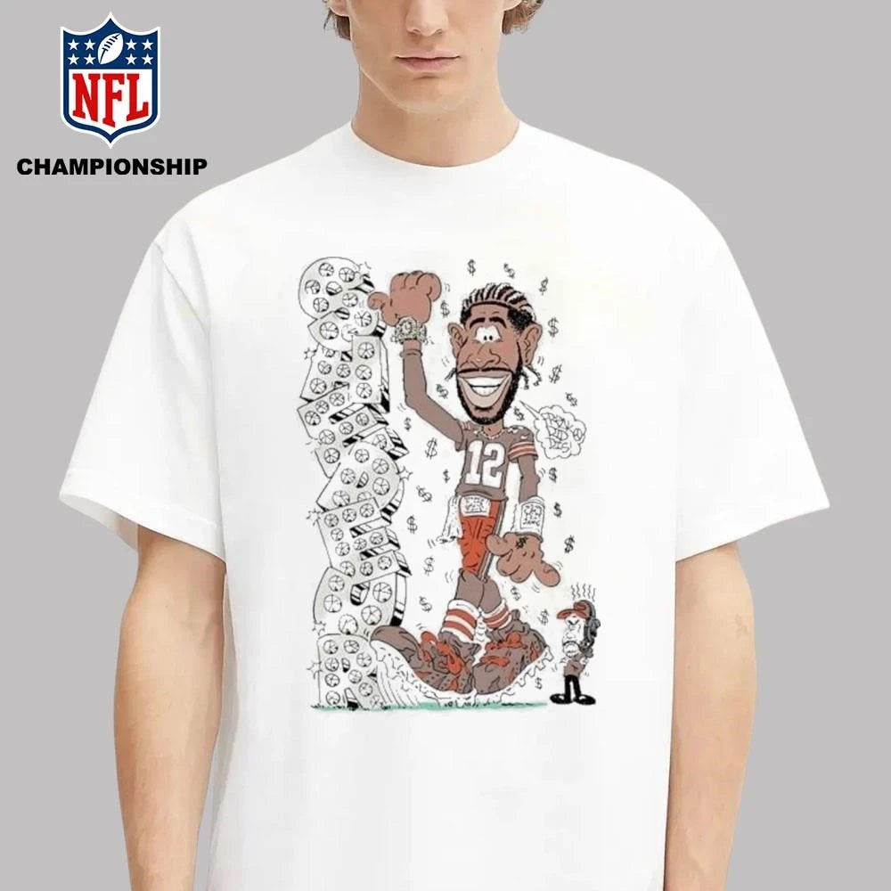 Shedeur Sanders Cleveland Browns Freak Did Dis Caricature Shirt