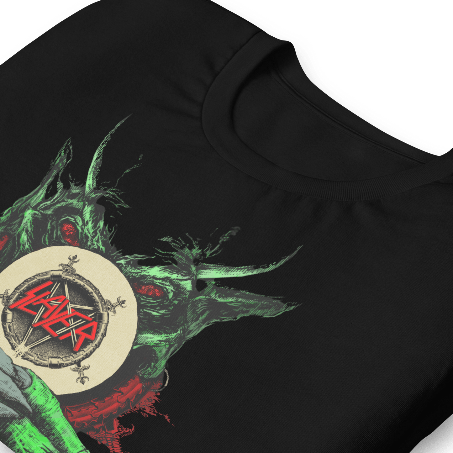 Slayer Demon Hands Vintage Jumbo Print T-Shirt Style001