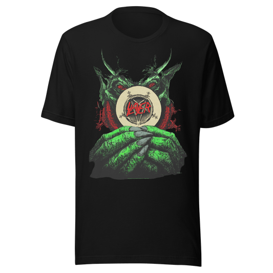 Slayer Demon Hands Vintage Jumbo Print T-Shirt Style001