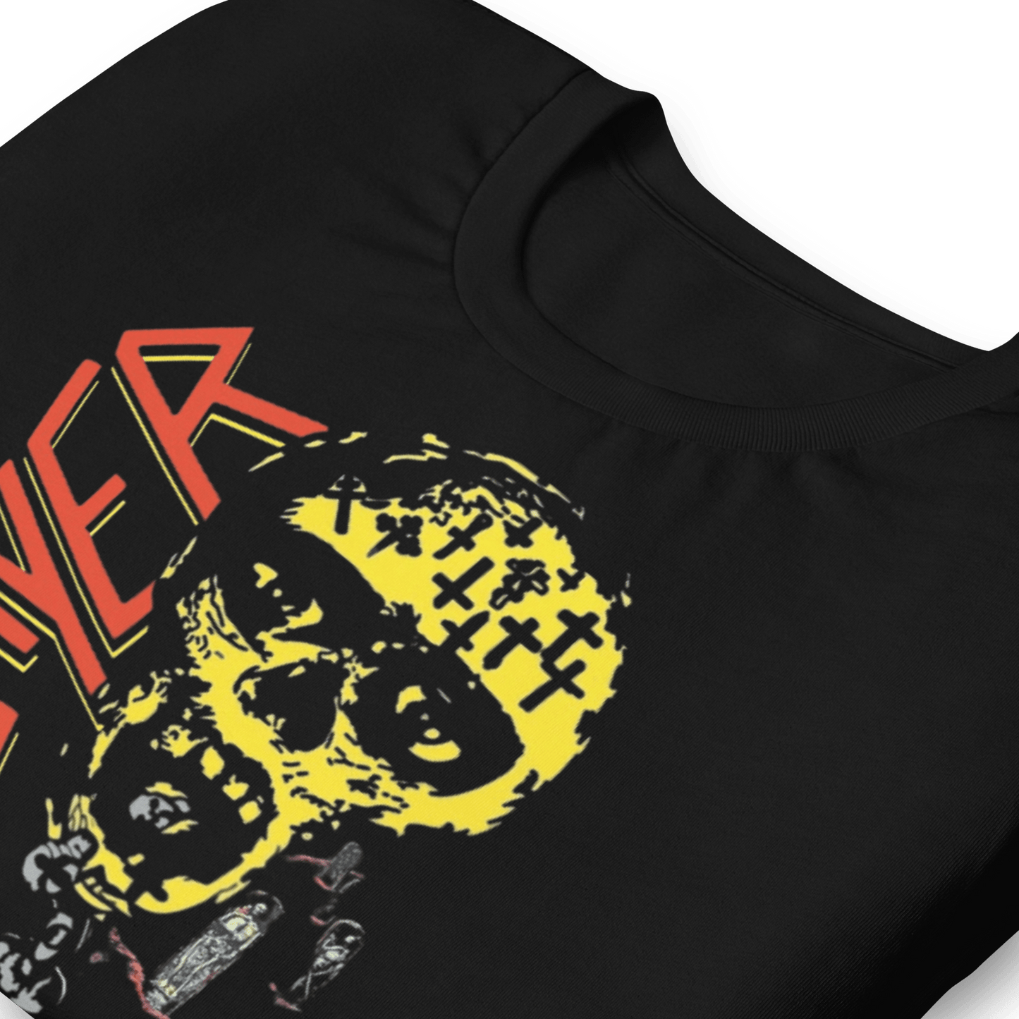 Slayer Vintage 1990 Season's In the Abyss Jumbo Print T-Shirt Style001