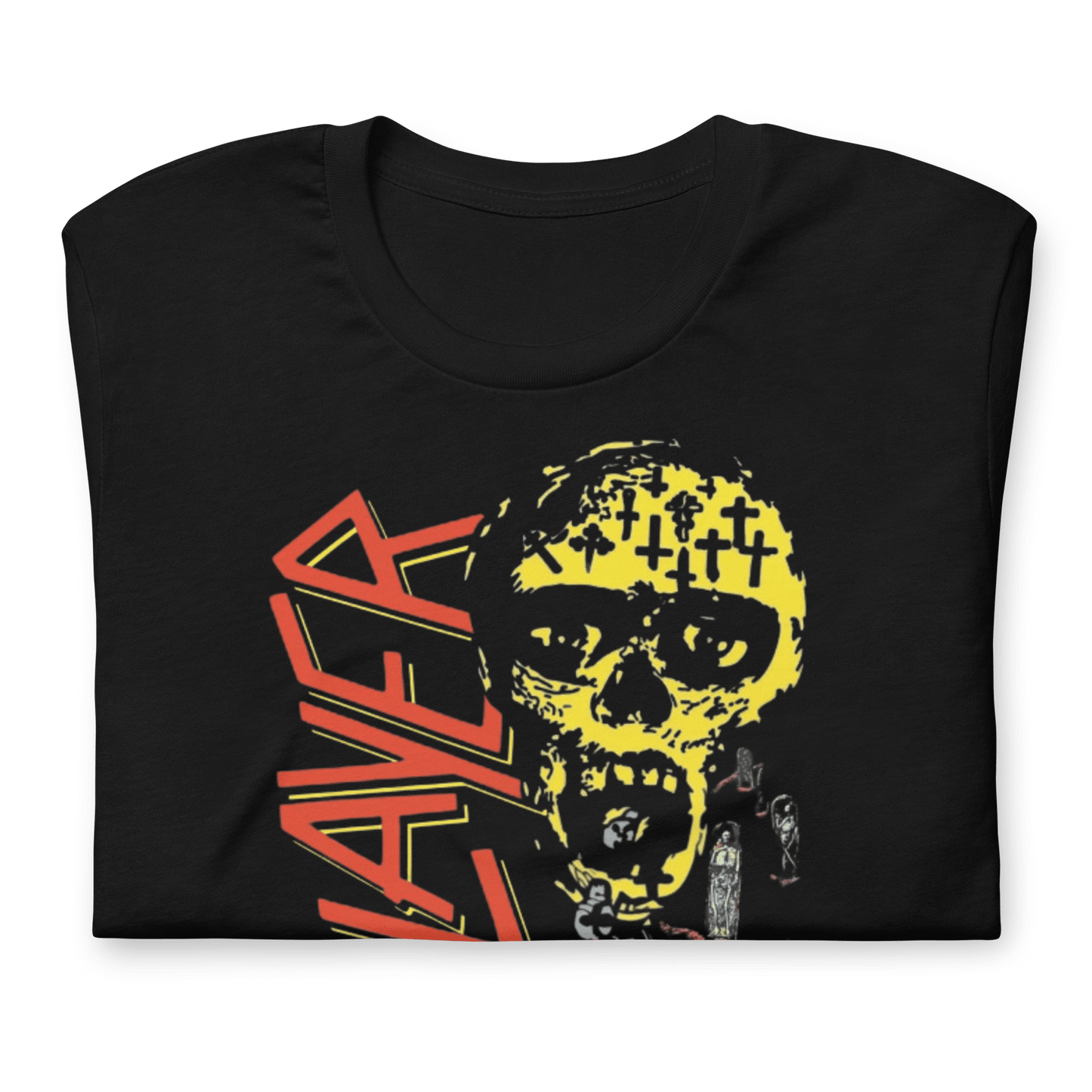 Slayer Vintage 1990 Season's In the Abyss Jumbo Print T-Shirt Style001