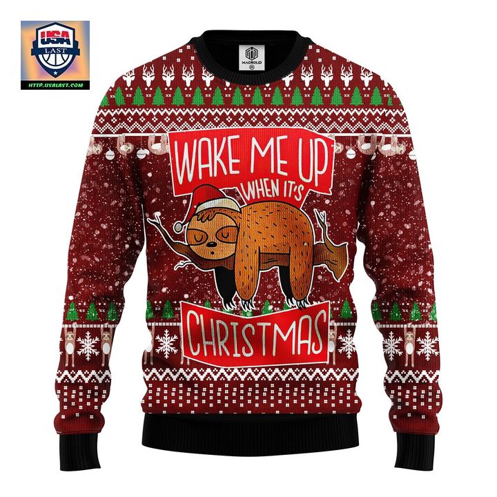 Sloth 3D Ugly Christmas Sweater Amazing Gift Idea Thanksgiving Gift