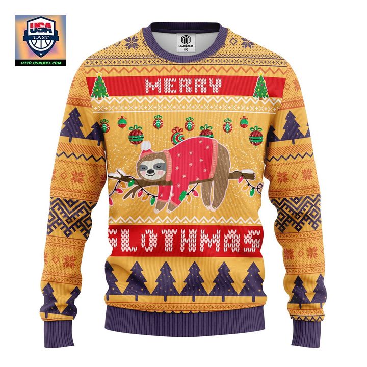 Sloth Ugly Christmas Sweater Amazing Gift Idea Thanksgiving Gift