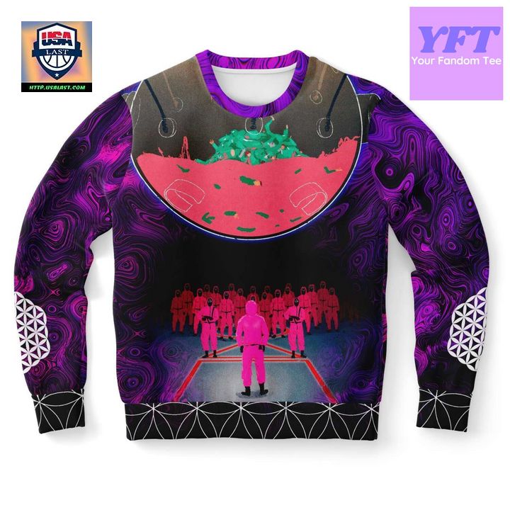 Squid Soldier Design 3d Ugly Christmas Sweater