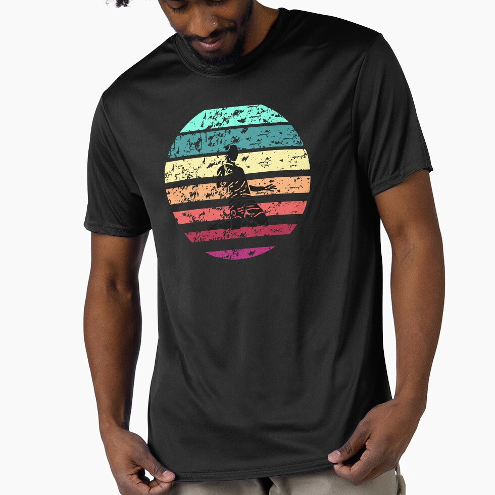 soccer knee slide  vintage summer retro football by Panda  Art