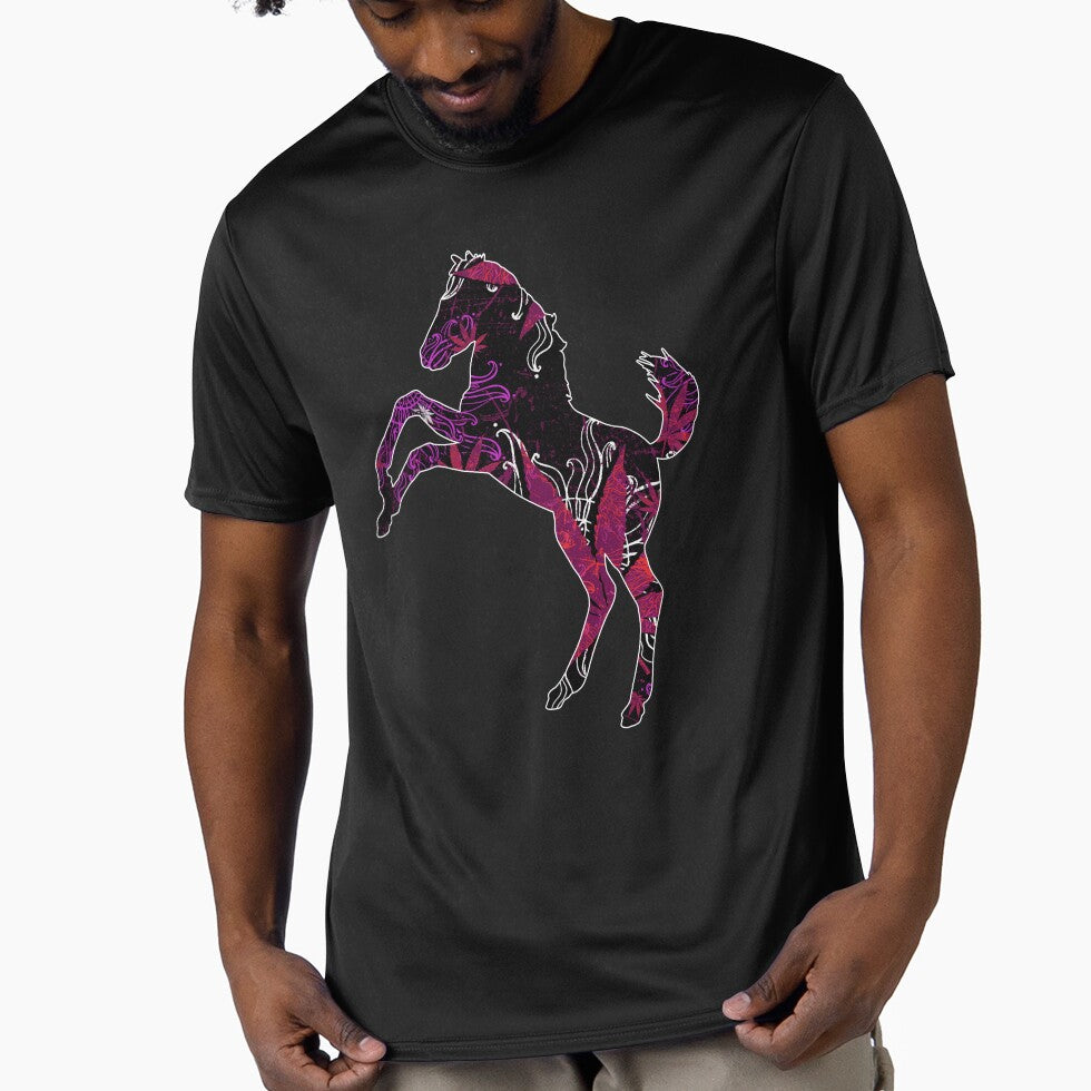 Mustang Horse Trippy Weed Pattern by SoccaTamam
