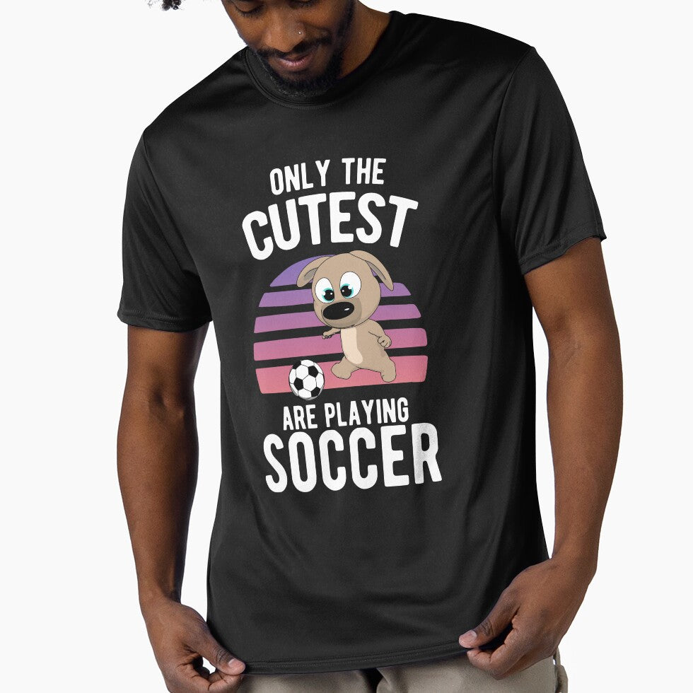 Only The Cuttes Play Soccer - Pup Kick The Ball by onicon