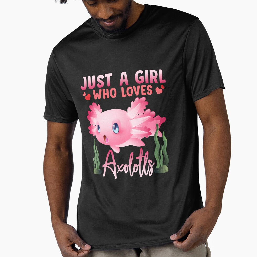 Just A Girl Who Loves Axolotls by mteehut