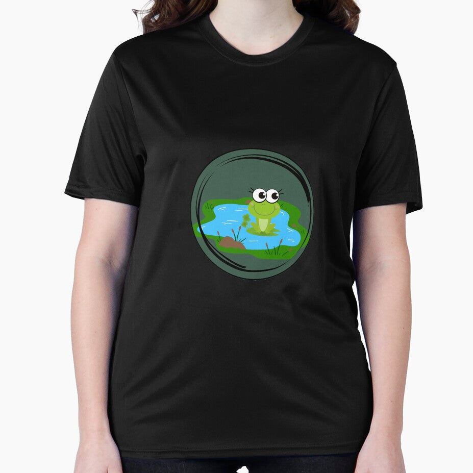Cute Frog Sitting by the Pond by Tatlivecool