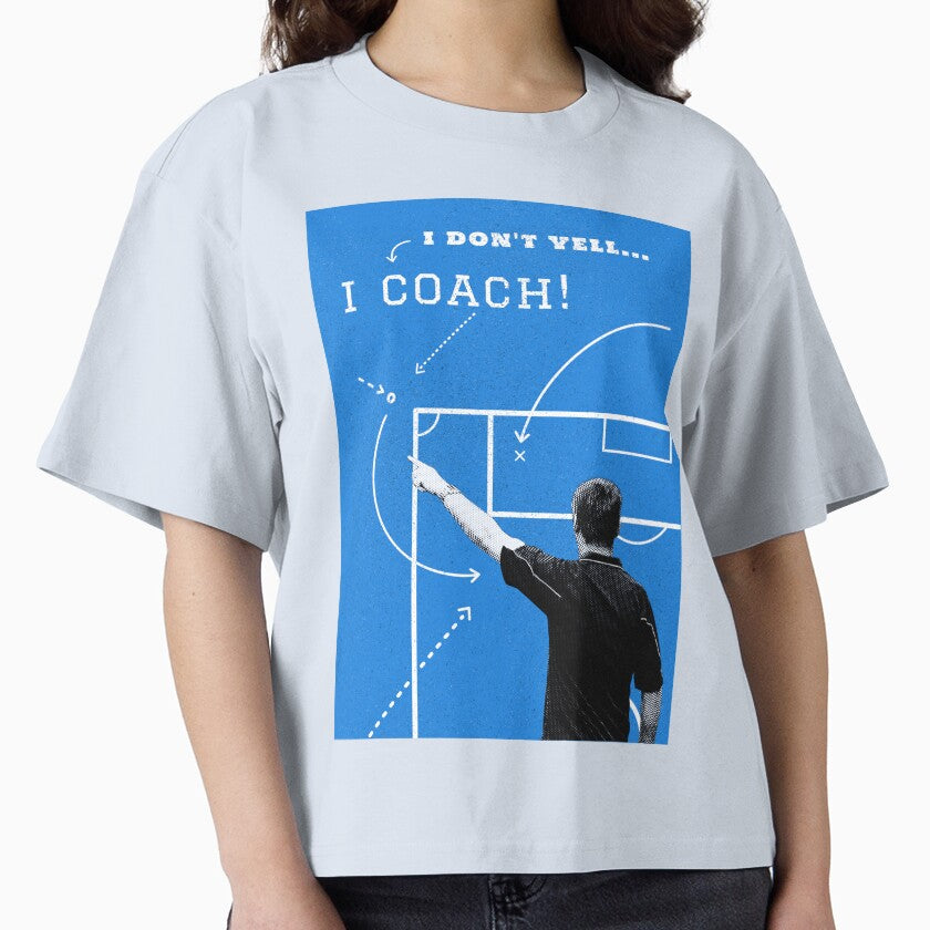 I Don't Yell, I Coach Football Coach Design by Robbo's Tees Designs