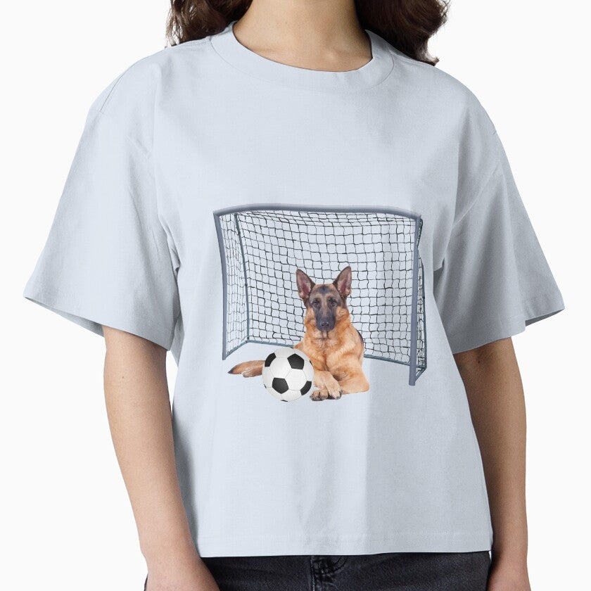 shepherd dog - Football soccer goal by Move-Art