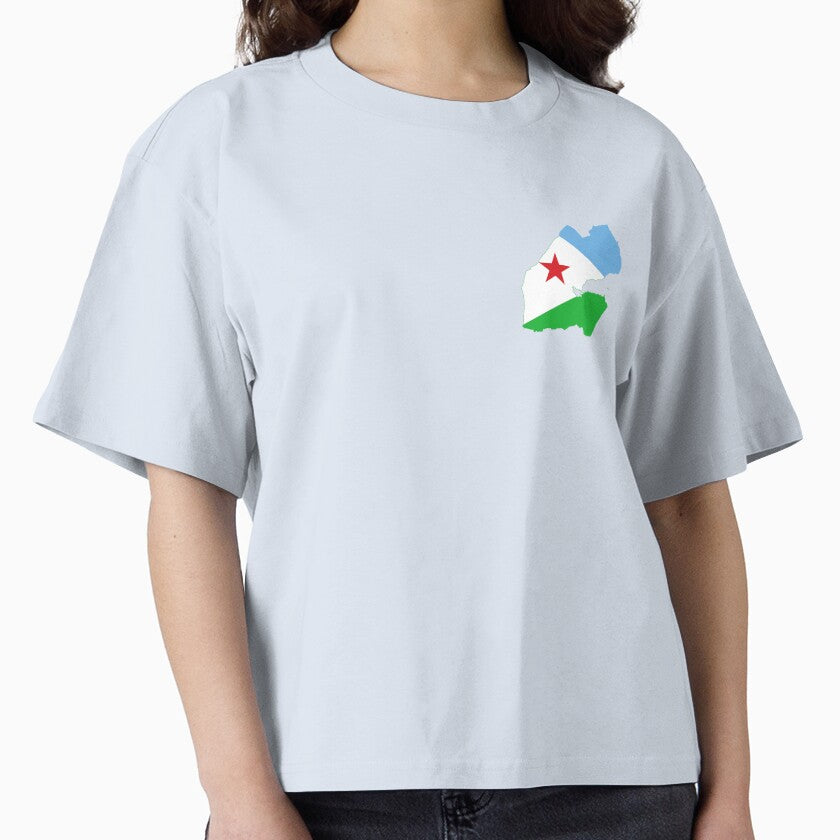 Flag Map of Djibouti by feether-store