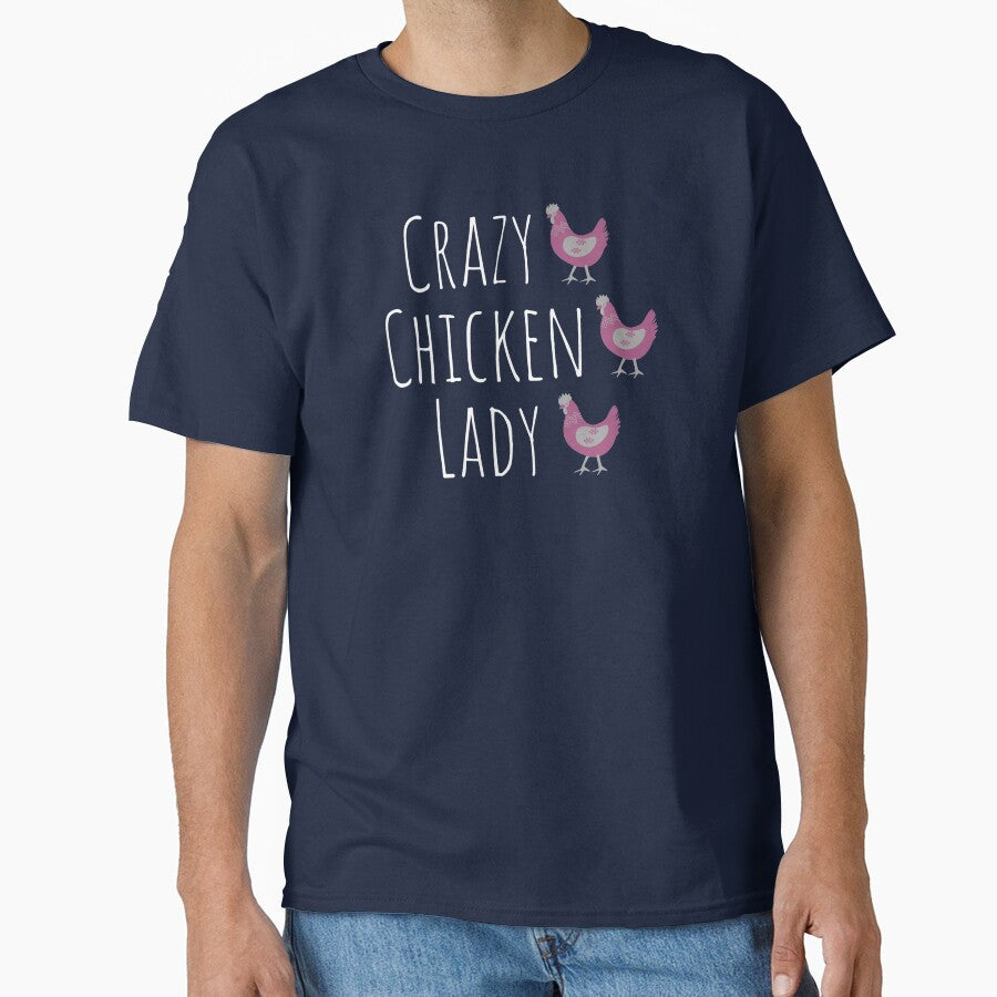 Crazy Chicken Lady Purple by Cluckin' Mad