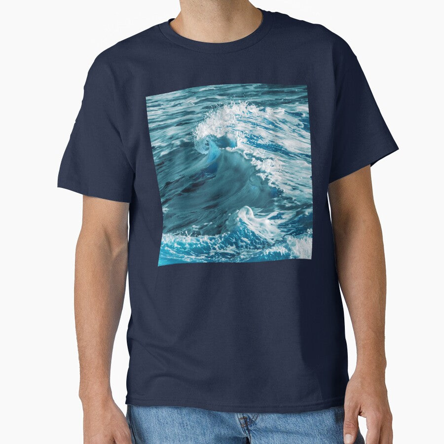 Exotic Indian Ocean Teal-Turquoise Hues With Foam by DEC02