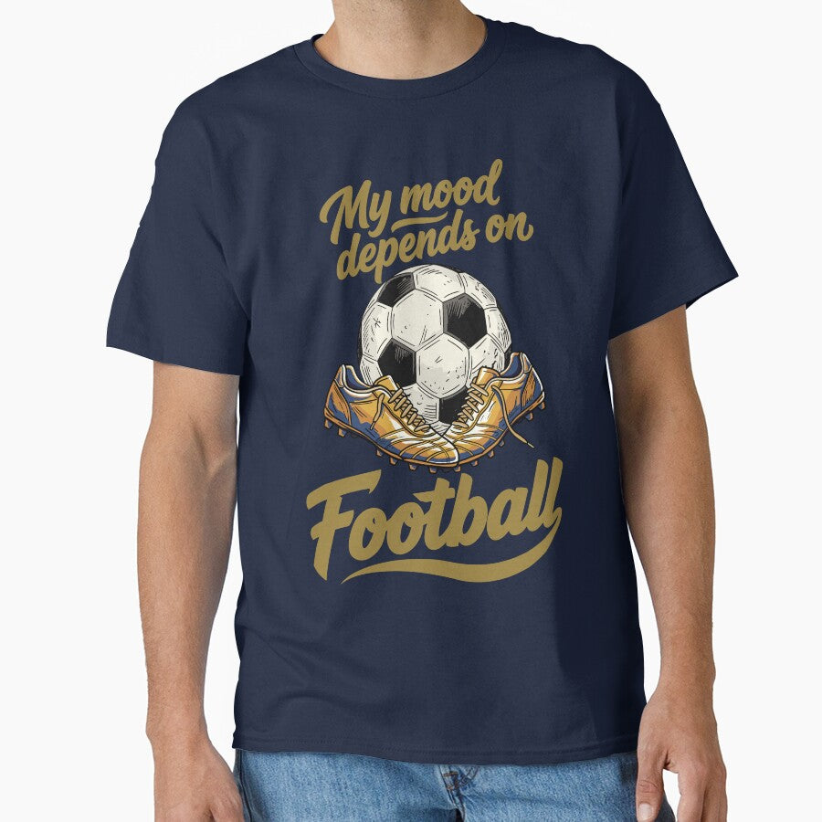 My Mood Depends on Football by CARPIO Creations