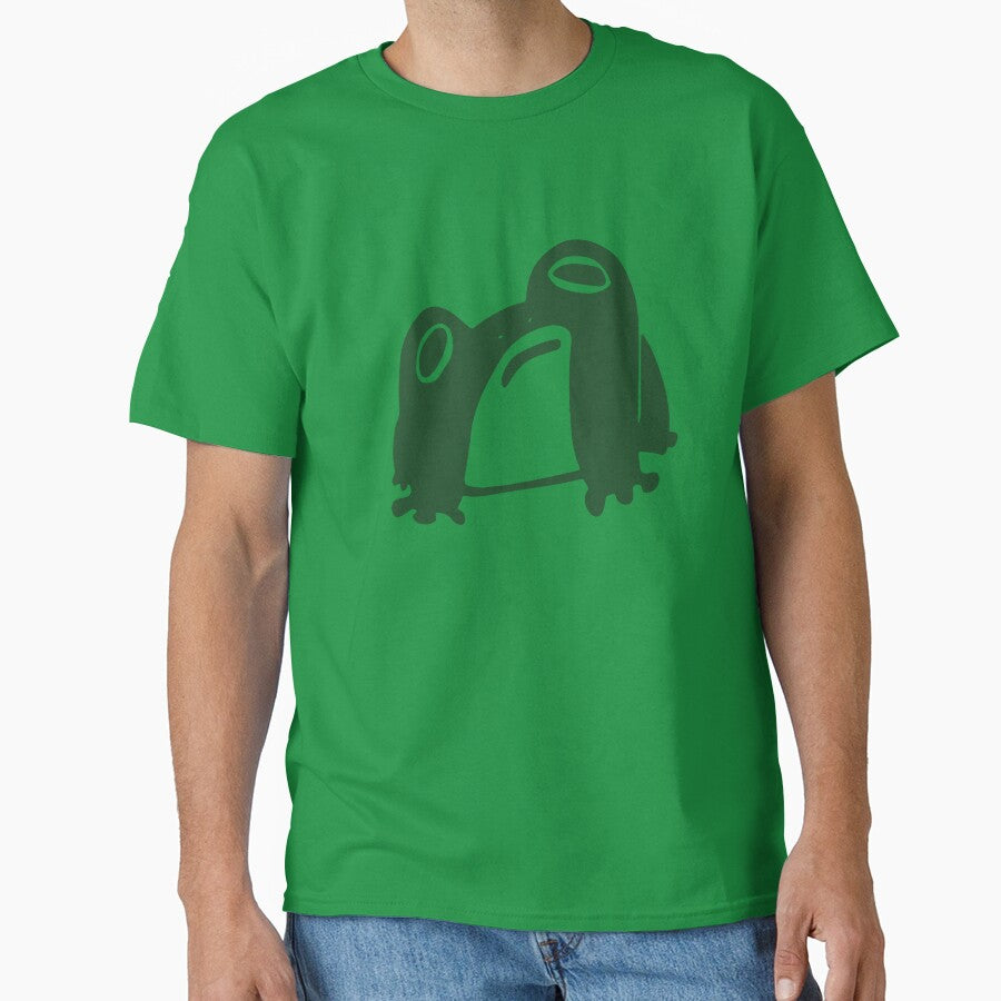 Dark Green Melancholy Frog by Art-Lyss