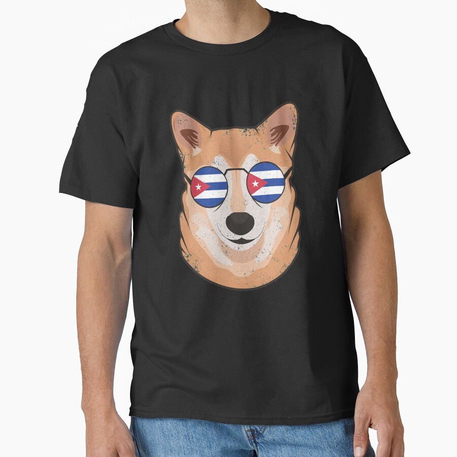 Vintage Patriotic Shiba Inu Cuban Flag by feether-store