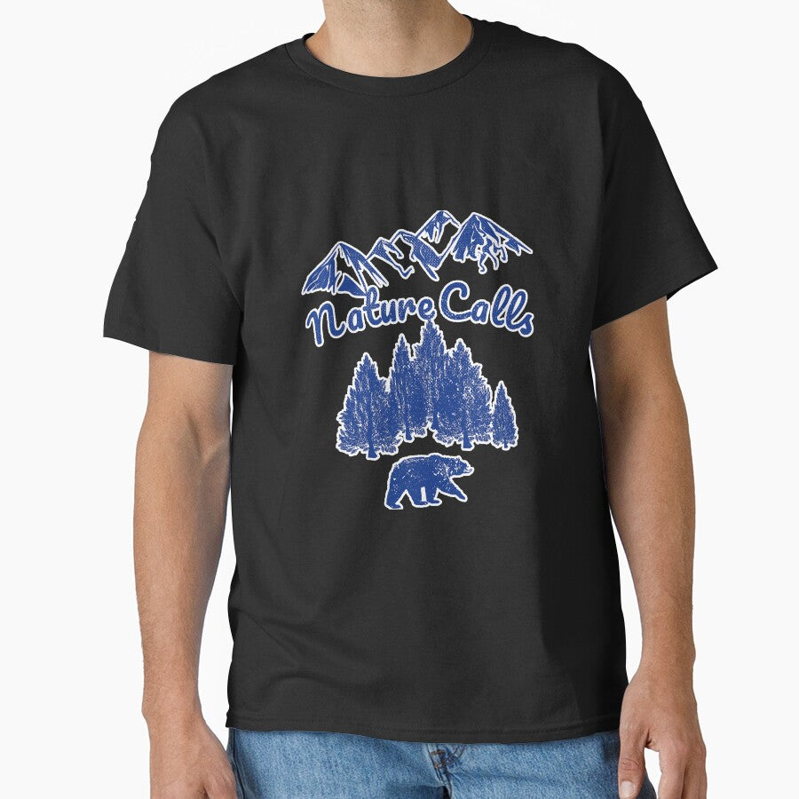 Nature Calls Mountains Trees Bear by BundlerVq