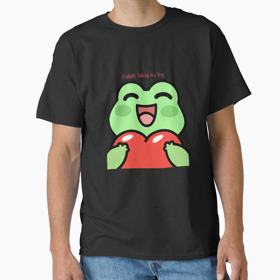 Probably Talking to a Frog Cute Frog Lover Funny Shirt by Homelife3
