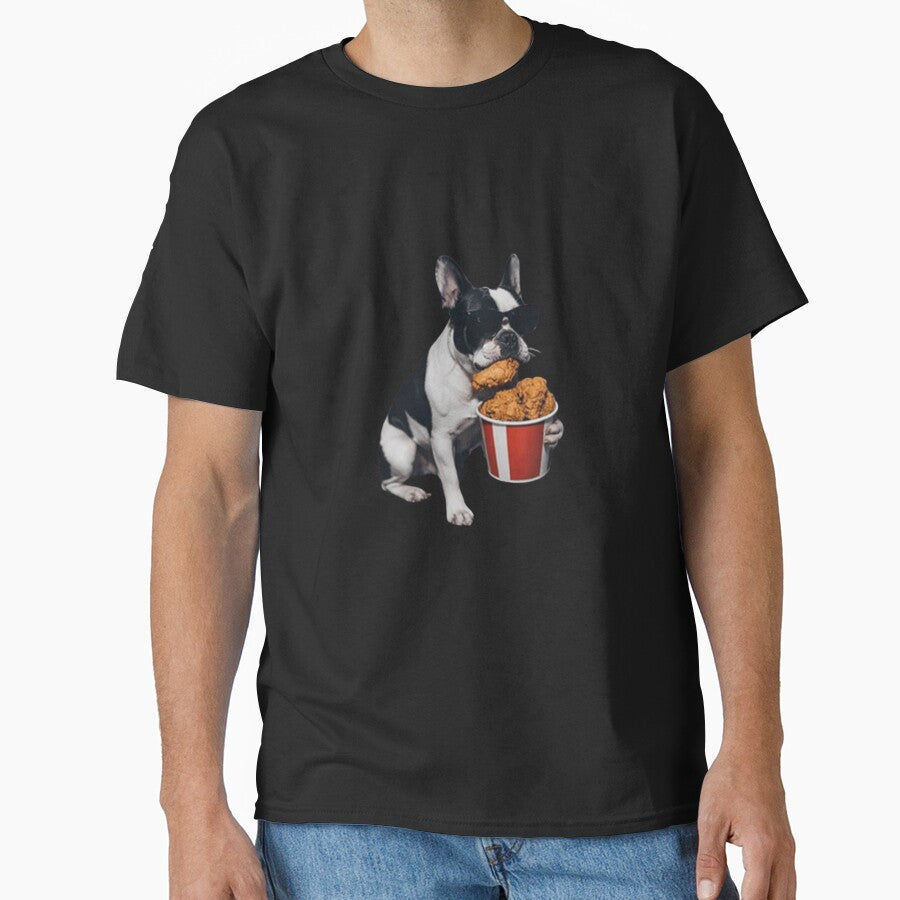 dog Eating Fried Chicken by malikromanie