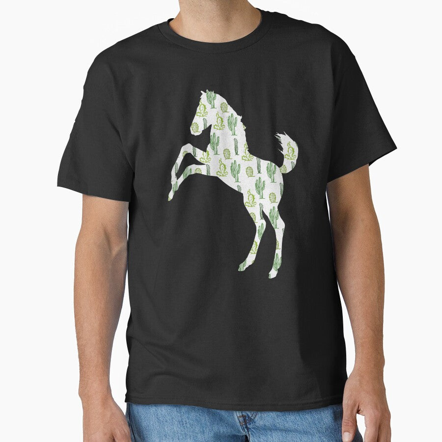 Mustang Horse Cactus Pattern by SoccaTamam