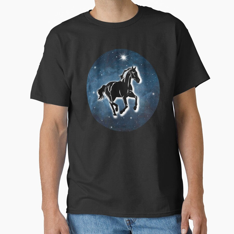 Galloping Horse North Star Cosmic illustration by 3DDesignSpot