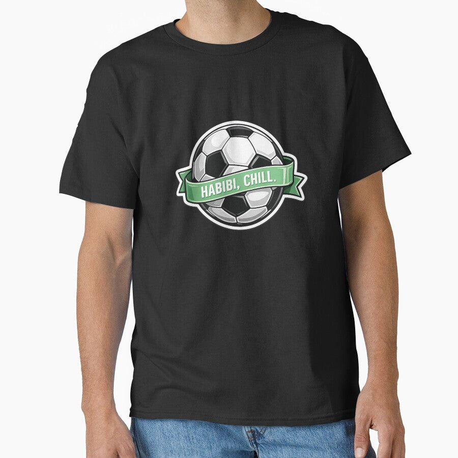 Habibi, Chill – Retro Football Motivation Sticker by RDcollections