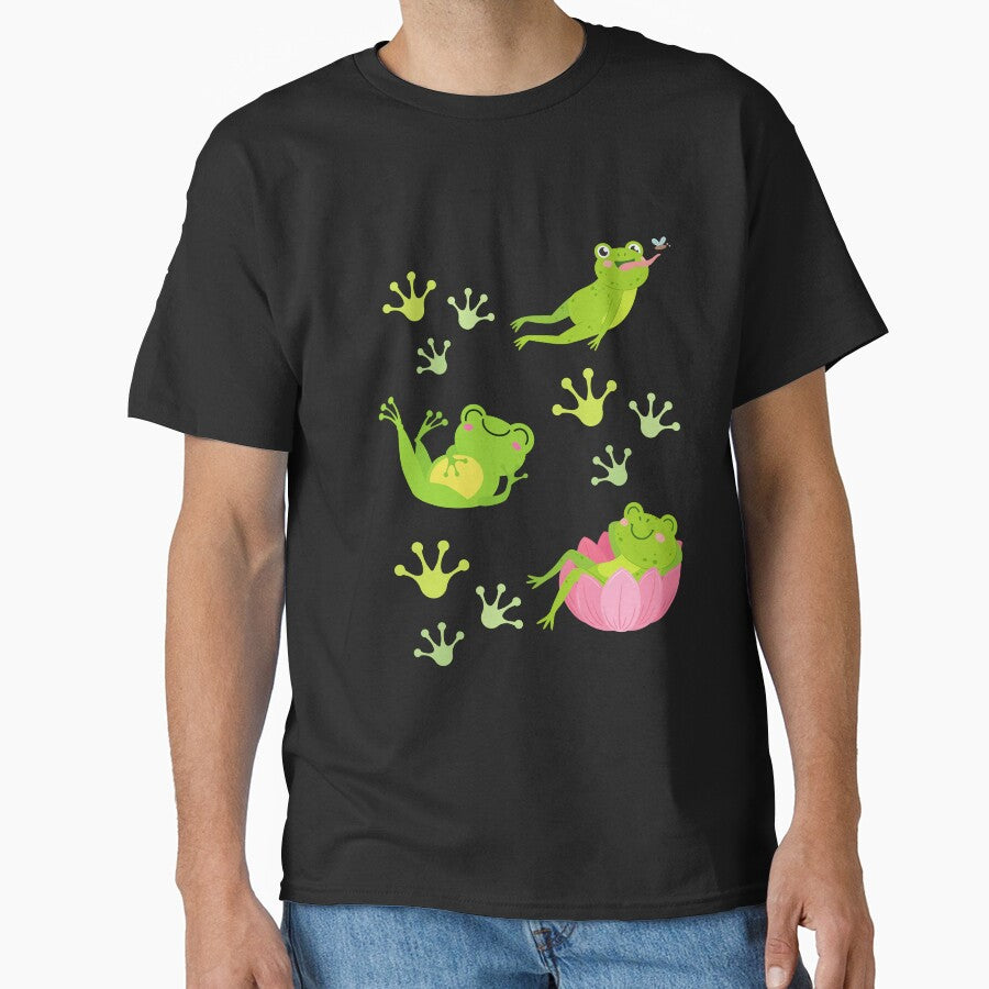 Whimsical Frog Motif Nature Lover Design by TheMysticNook