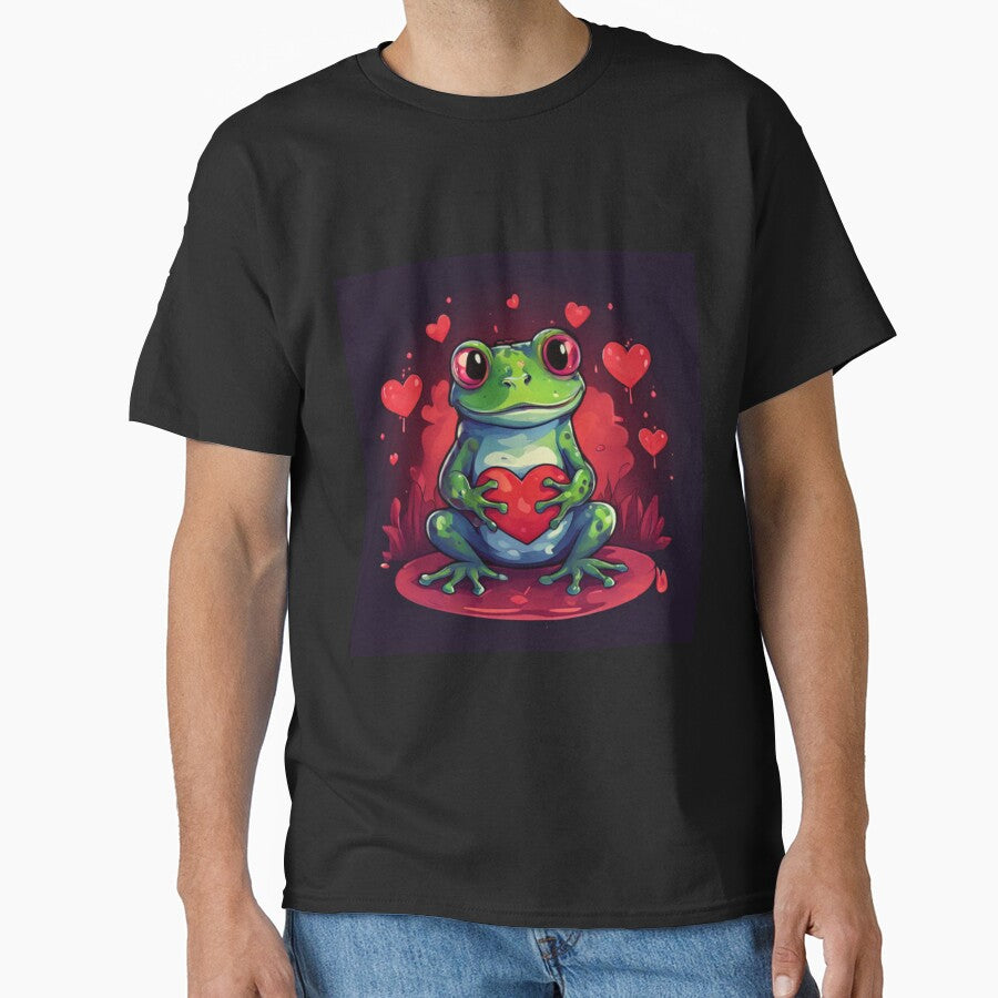 Frog with hearts by Planetporridge