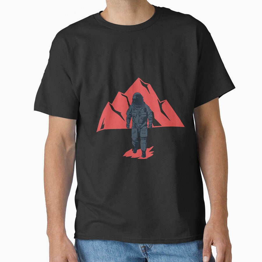 Vintage Astronaut Mountains Astronaut by YesterDayCheck