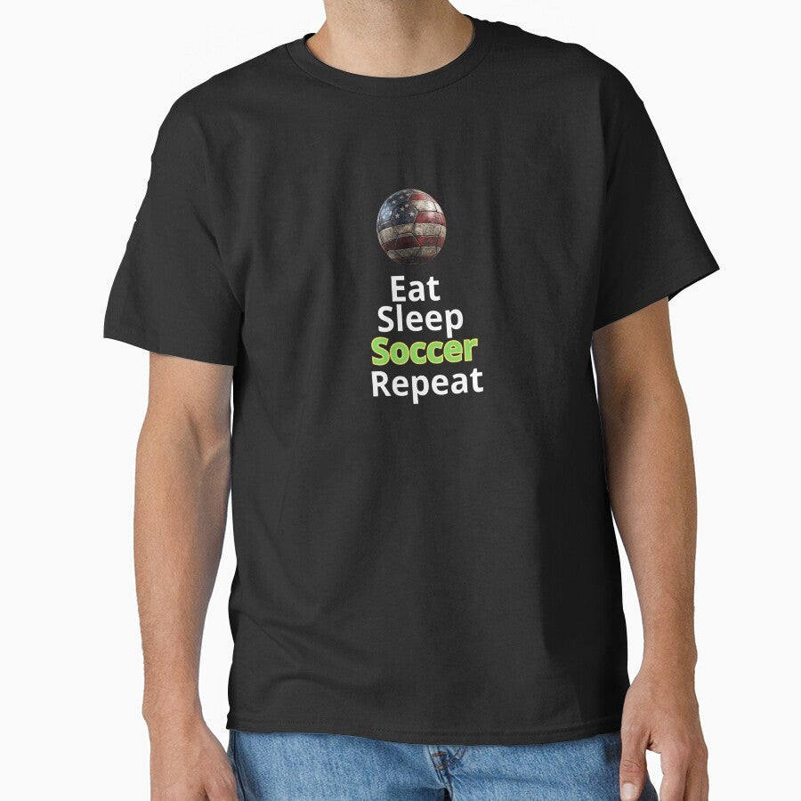 Eat Sleep Soccer Repeat – USA 2026 Football World Cup Design by Dovla91