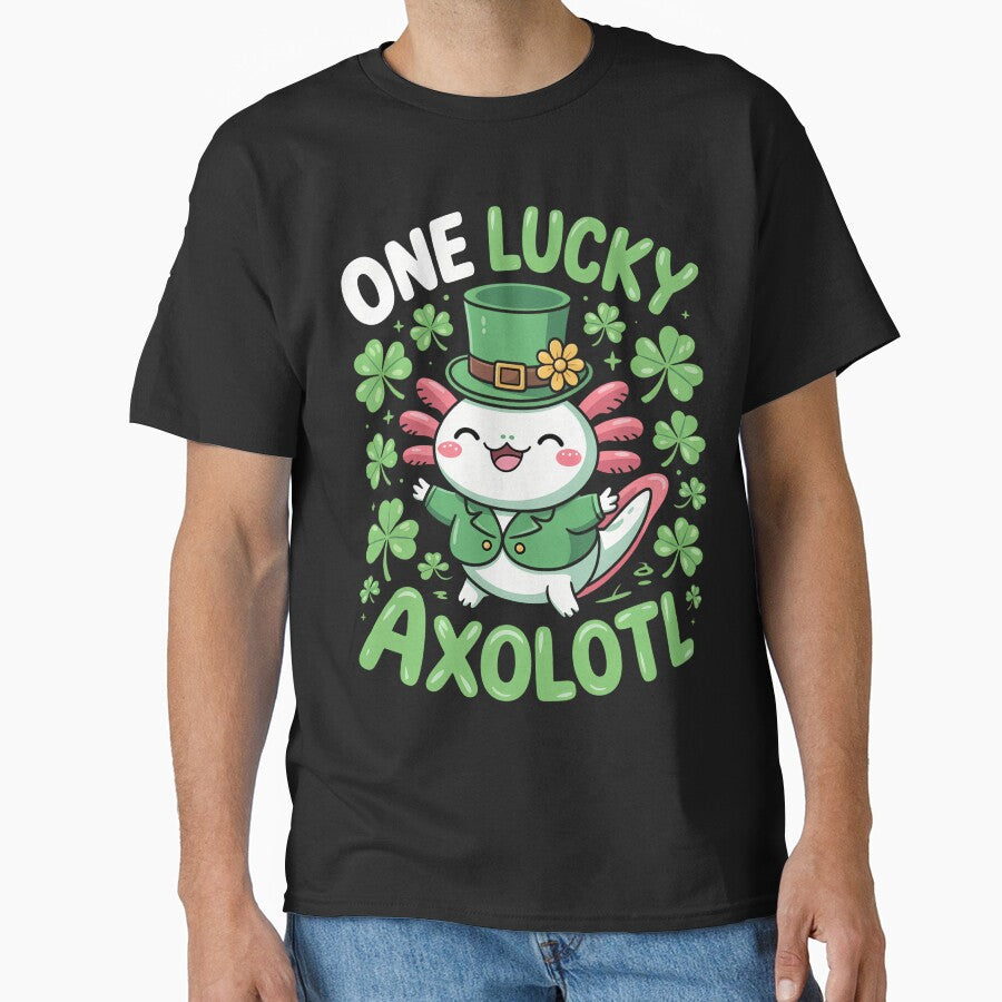 Axolotl St. Patricks Day Axolotl by sterabamineh