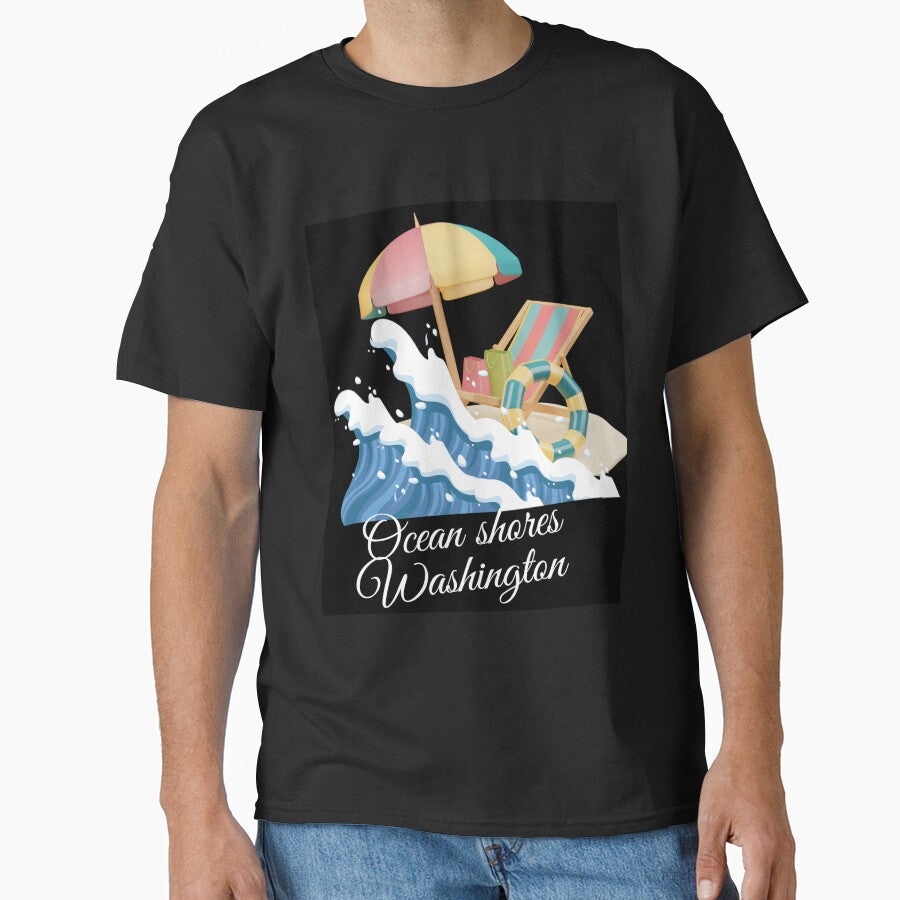 Ocean shores Washington cool design ?️? by Basma Store