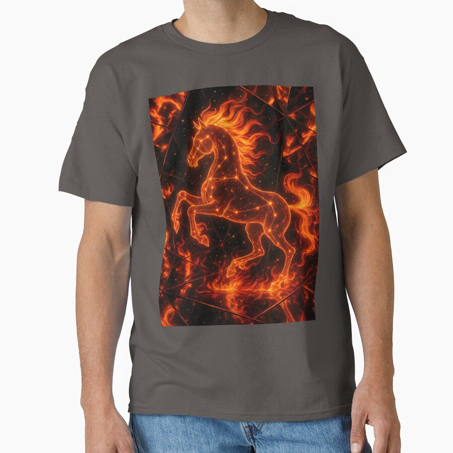 Constellation Fire Horse Chinese Zodiac by AI-Only Creations