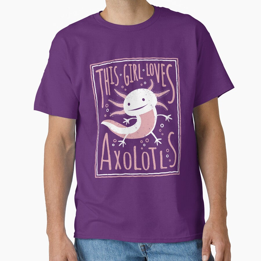This Girl Loves Axolotls - Axolotl Gifts for Girls by propellerhead