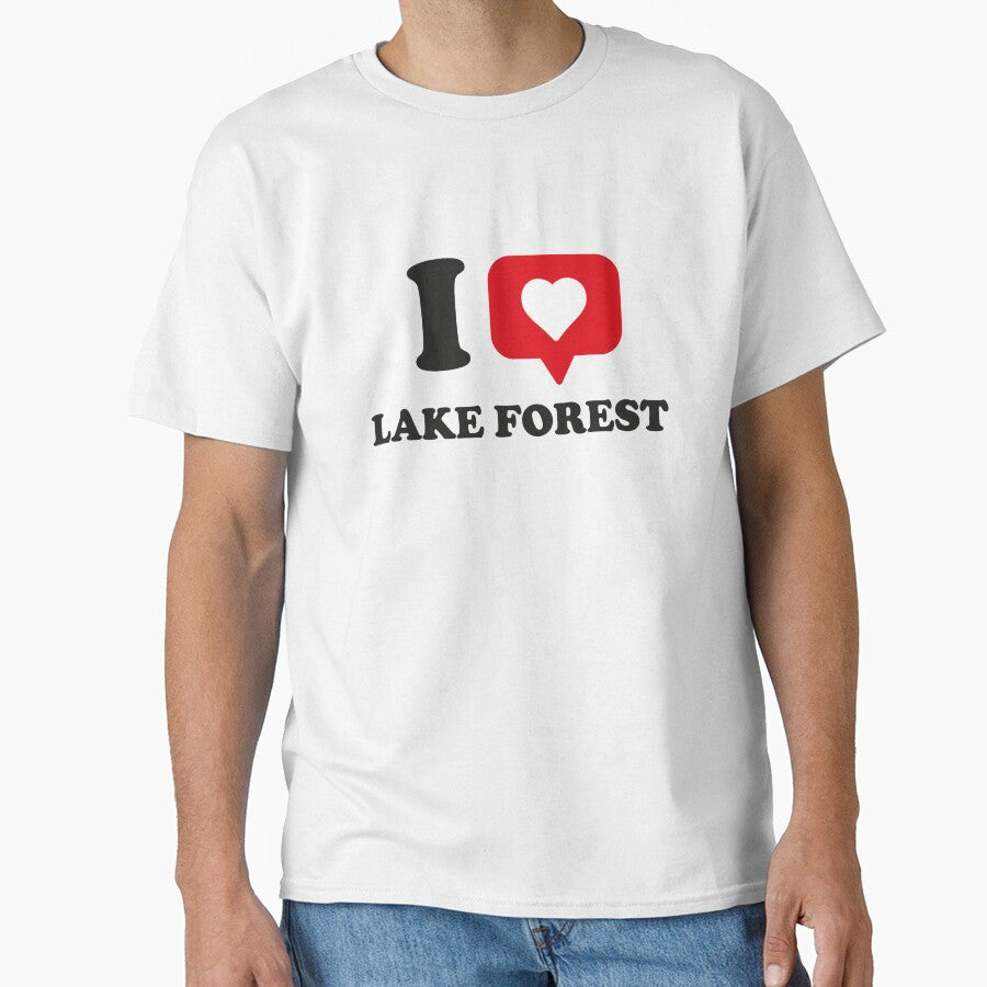 I Love Lake Forest, I Heart Lake Forest, Hometown Lake Forest, California by Danylo Mikhnievych