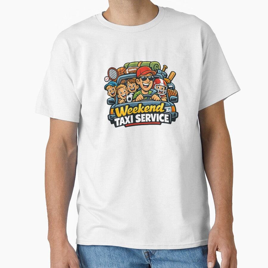 Weekend Taxi Service Funny Dad Design – Sports Dad Family Life Humor by MirAgency