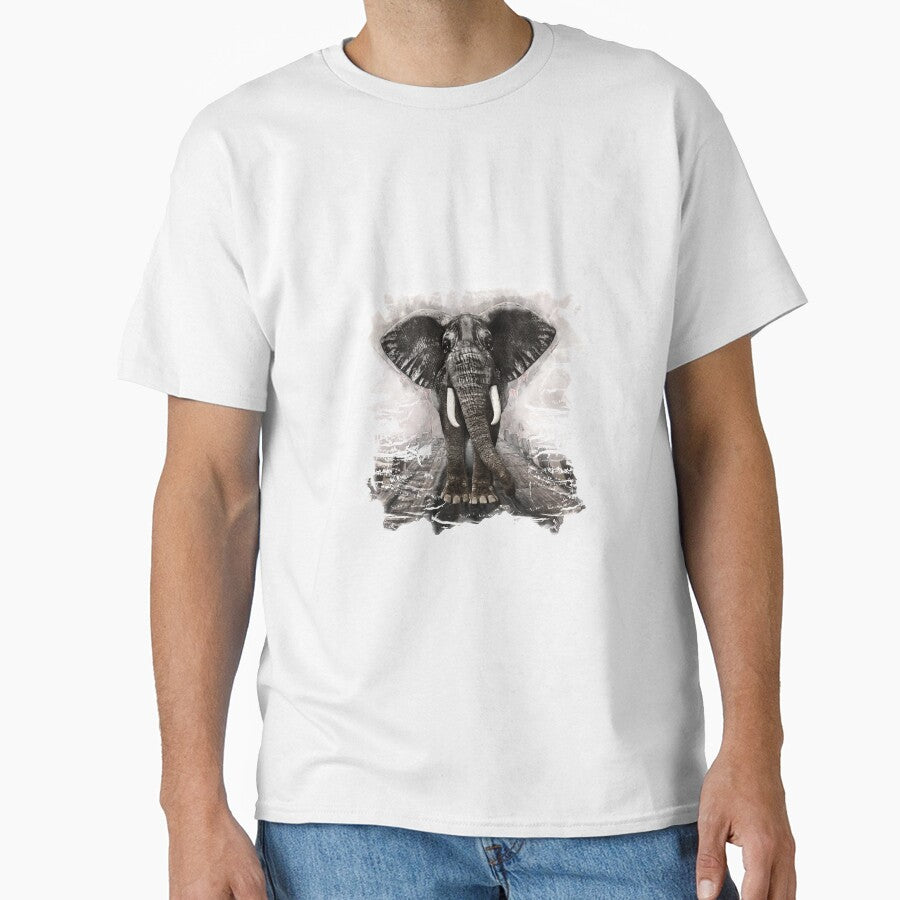 Elephant on walk by Andrea Tiettje